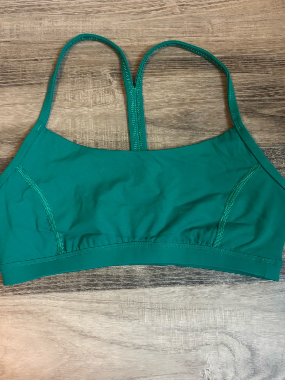 Amazon Essentials Green Racerback Sports Bra